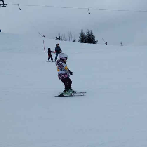 Bild Kind beim Skifahren